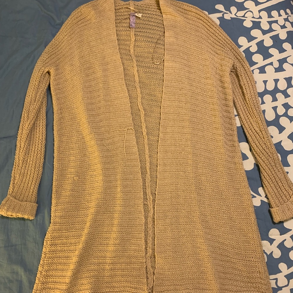 Alya Tan Cardigan - Large